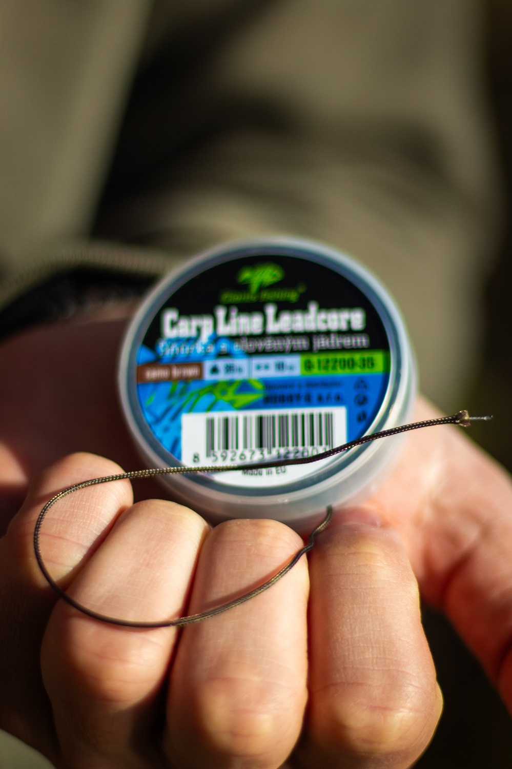 Giants fishing Olověná šňůra Carp Line Leadcore, 10m, Camo brown