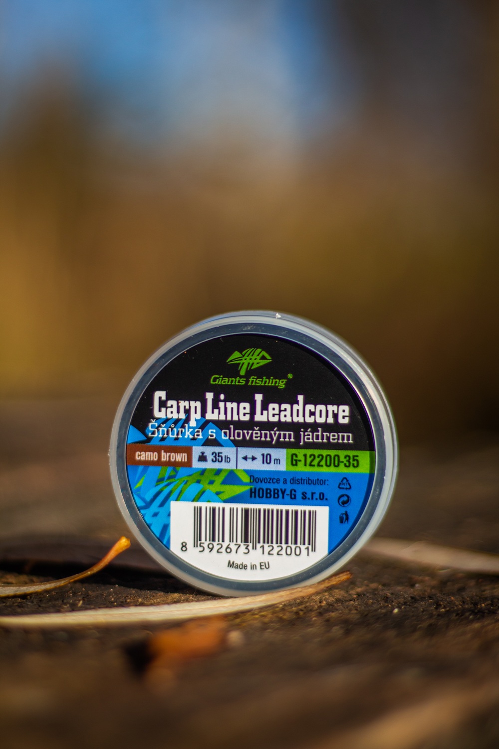 Giants fishing Olověná šňůra Carp Line Leadcore, 10m, Camo brown