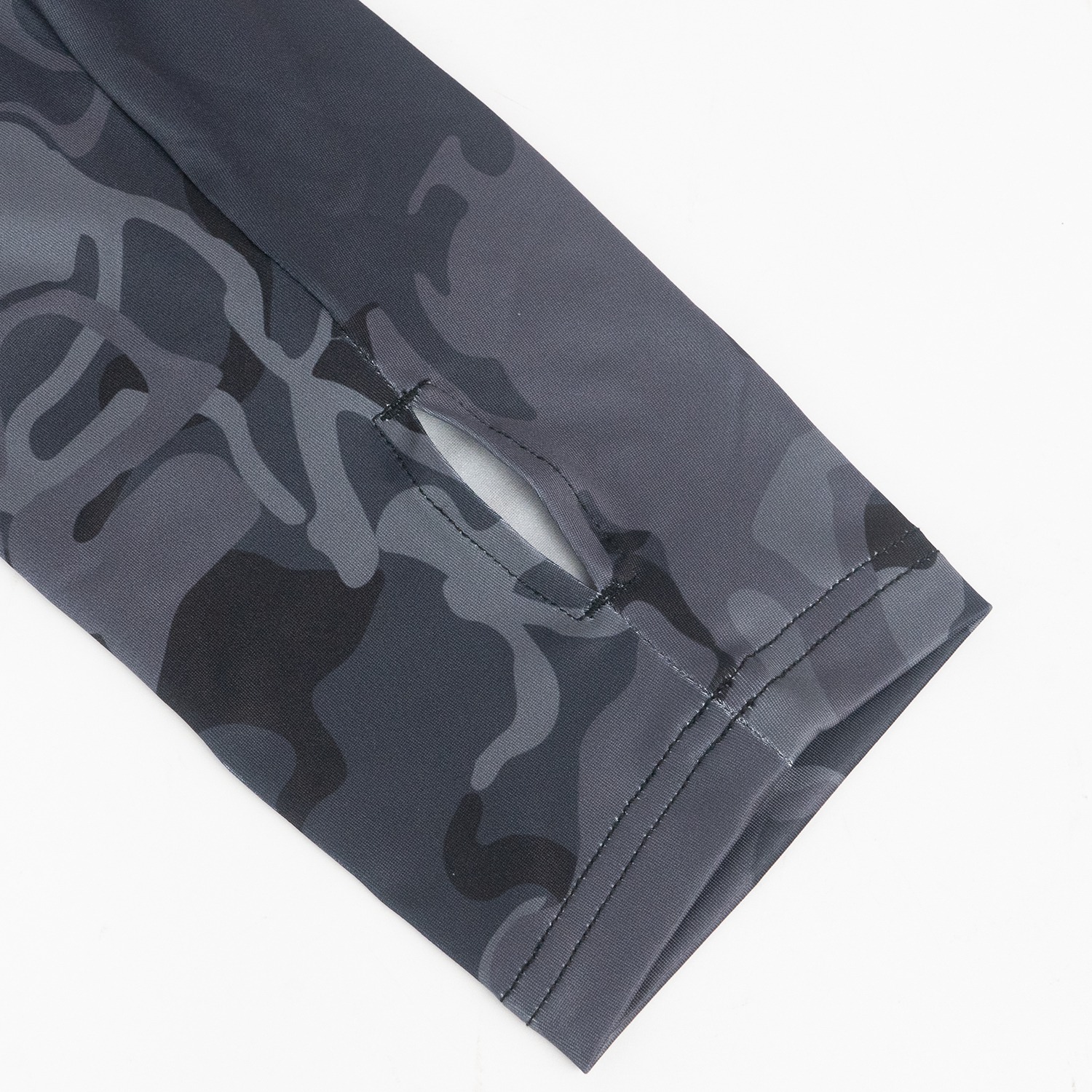 Giants fishing Funkční tričko s dlouhým rukávem UV50+Hoodie Camo Grey