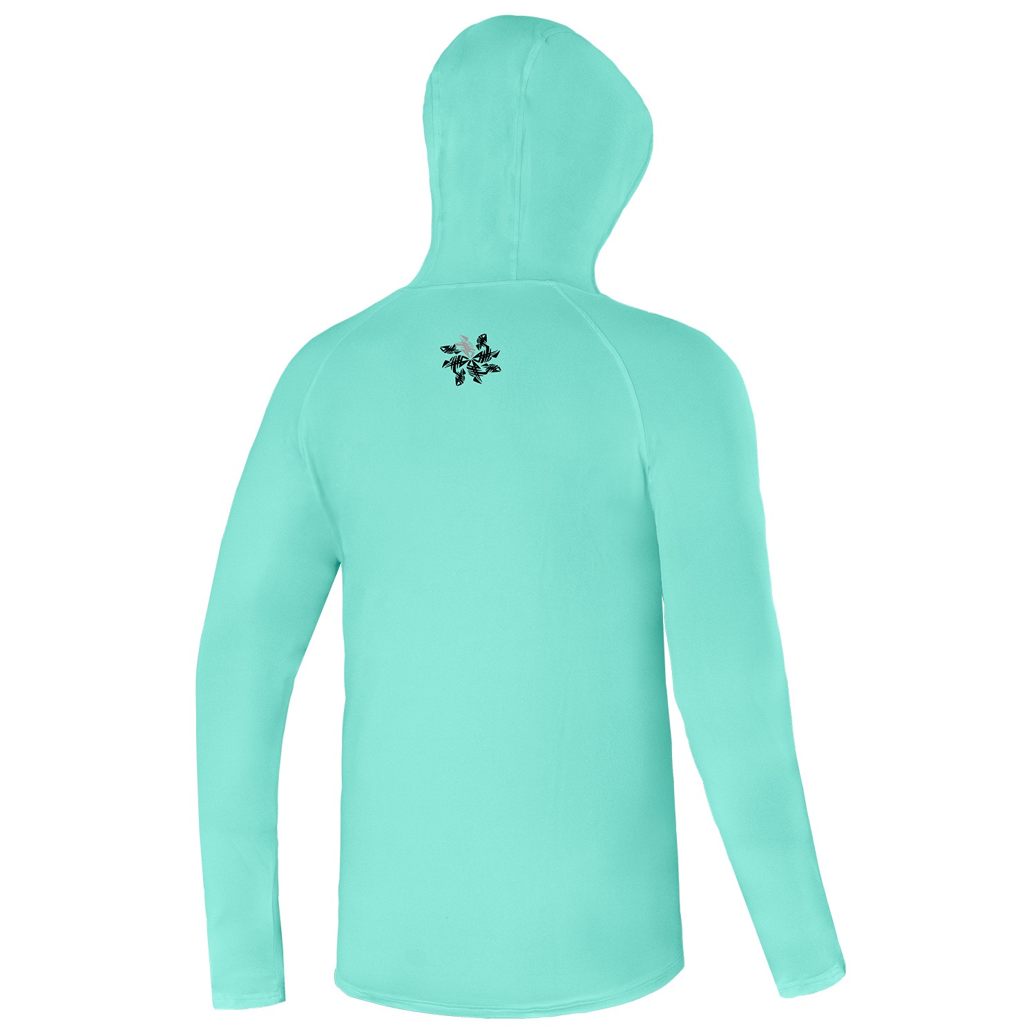 Giants fishing Funkční tričko s dlouhým rukávem UV50+Hoodie Blue