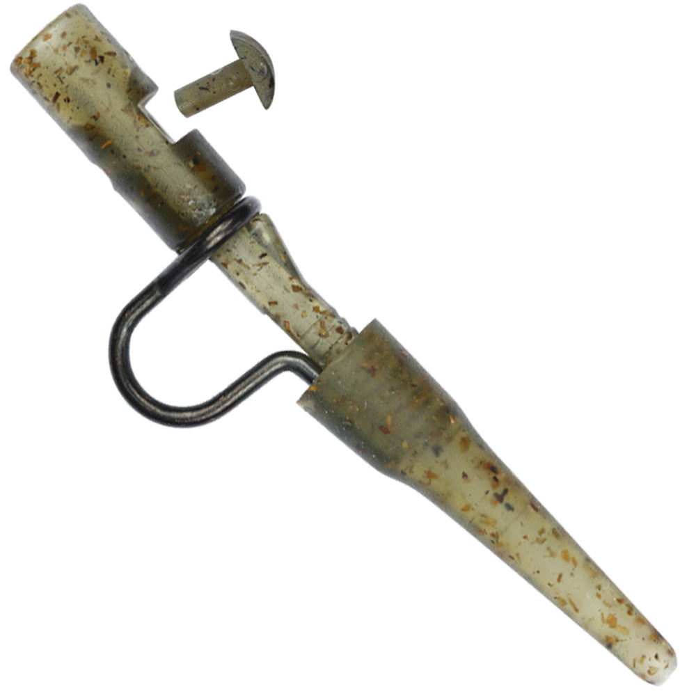 GIANTS FISHING Závěs na zátěžku Heavy Duty Lead Clip with Pin Camo 6ks