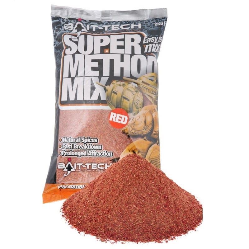 Bait-Tech Krmítková směs Super Method Mix Red 2kg 