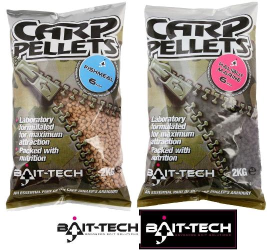 Bait-Tech Pelety Hallibut Carp Feed Pellets 8mm, 2kg