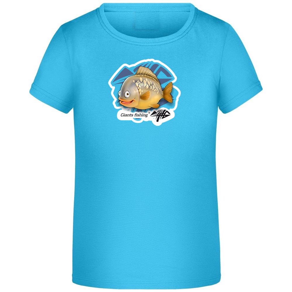 Giants fishing Tričko chlapecké s kapříkem G.F.tyrkysové|M(122/128)