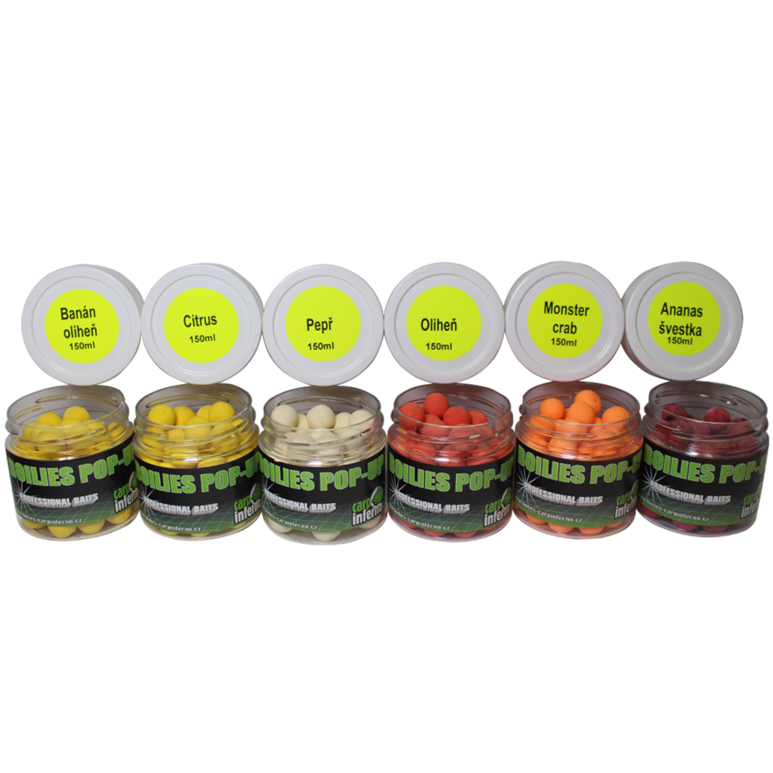 Carp Inferno Pop - up boilies 13 mm 150 ml