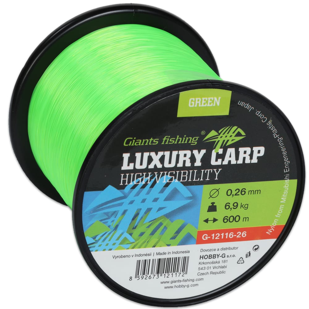 Luxury Carp High-Visibility Mono Green 600 m