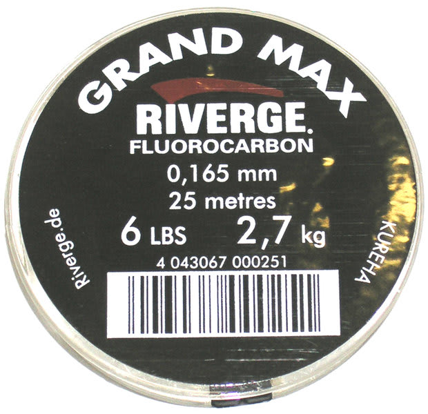Riverge Fluorocarbonový vlasec Grand Max 0,235 mm , 25 m, 5,3 kg