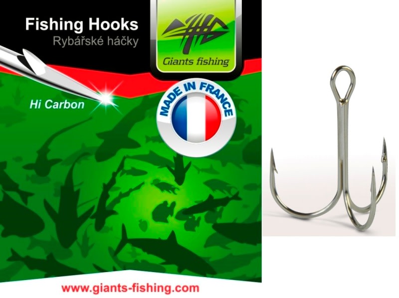 Round treble hooks 100pcs/size 12