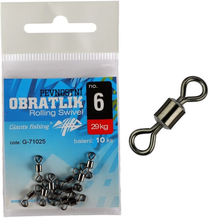 Erősített forgó Rolling Swivel No.10 / 21kg / 10db