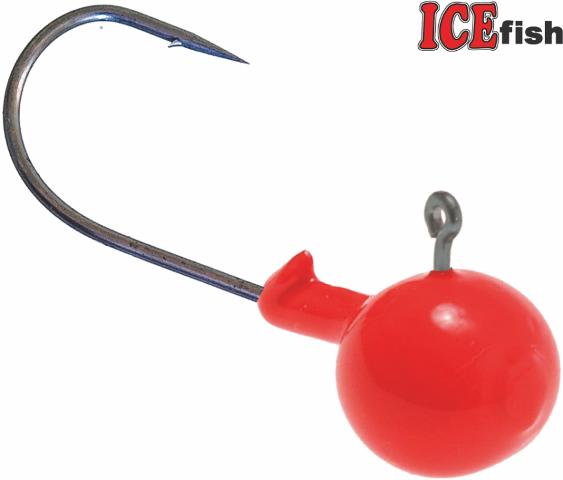 Ice Fish Jig standart - červená 1 g