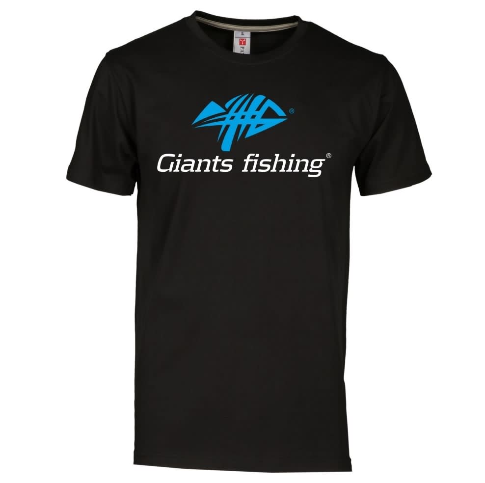Férfi póló, fekete, Giants Fishing