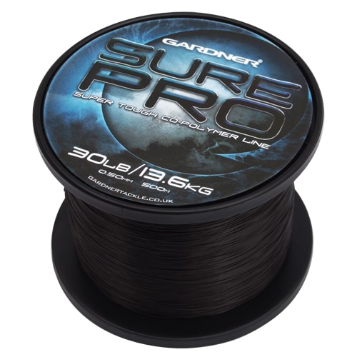 GARDNER Vlasec Sure Pro Black - 0.30mm/1320m/5.4kg (12lb)
