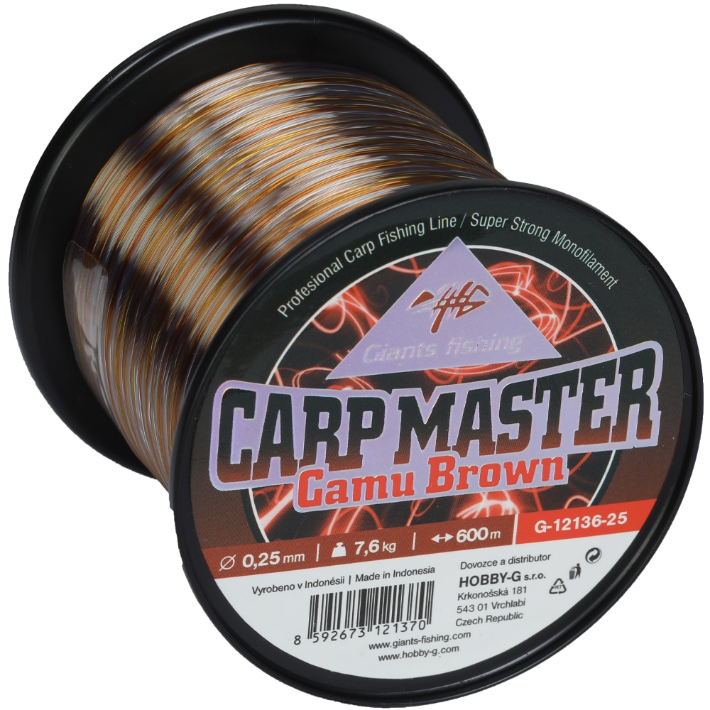 GIANTS FISHING Vlasec Carp Master Camu Brown 600m|0.30mm/10.8kg