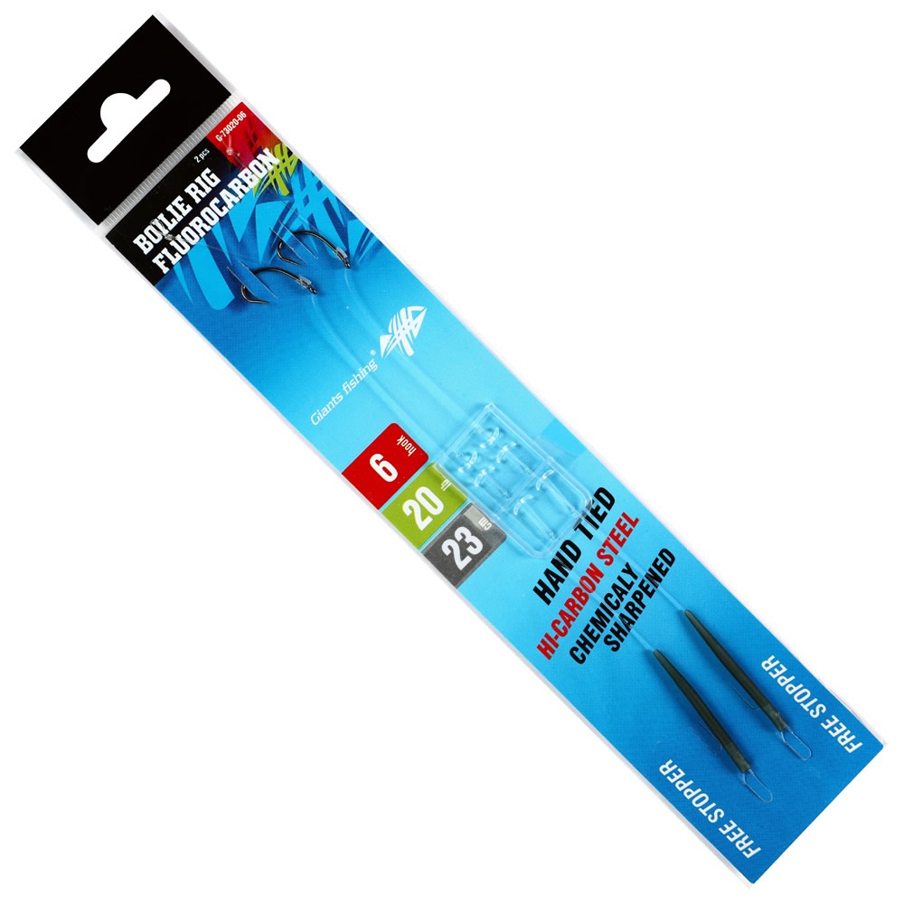 Giants fishing Kaprový návazec Boilie Rig Fluorocarbon 20lb