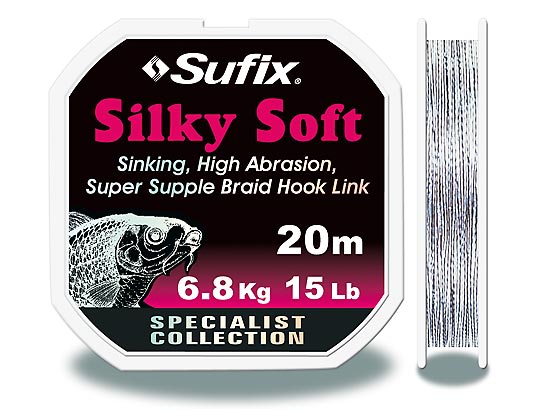 Sufix Šňůrka Silky Soft 20/15lb Green