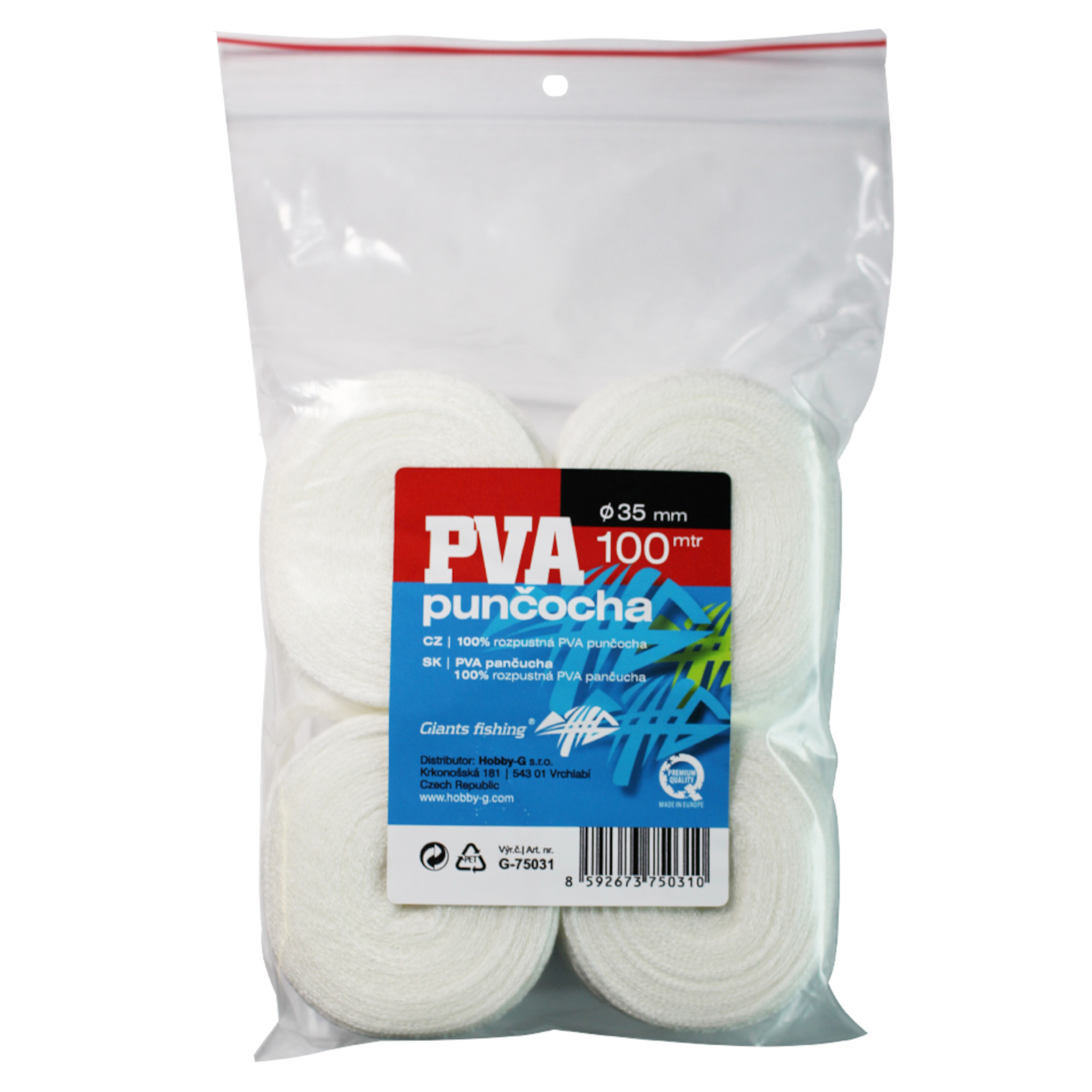 Giants fishing PVA náhradní punčocha Micromesh Refill 35mm/100m ( maxi pack 2x50m )