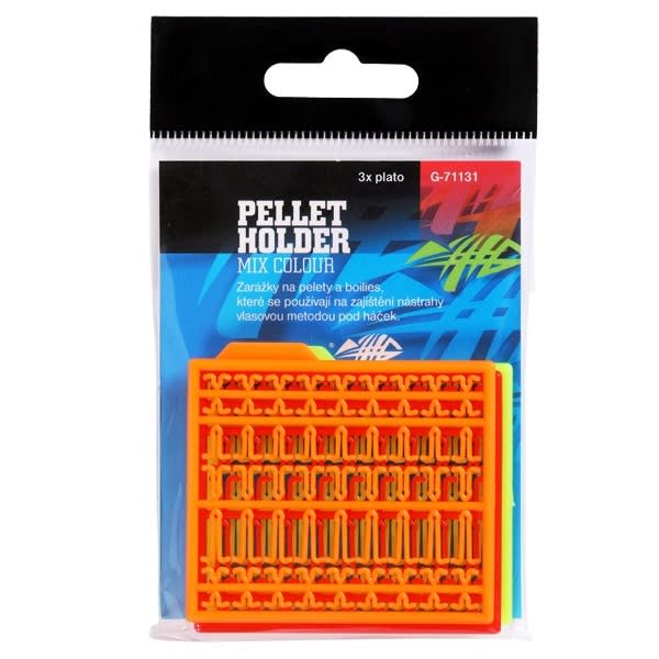 Pellet stopper Pellet Holder Mix Colour (narancssárga, sárga, piros), 3 csomag.
