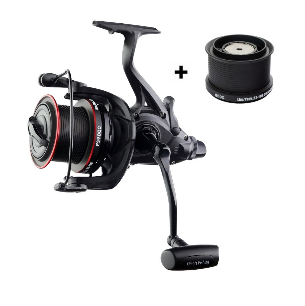 Fotografie Giants fishing Naviják Gaube Reel FS 9000 + cívka 8000 ZDARMA!