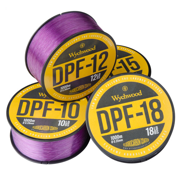 Fotografie Wychwood Vlasec Deep Purple Fluoro Coated Mono 10lb/0,28mm/1000m