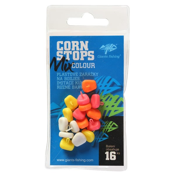 Giants fishing Zarážky Corn Stops Mix Colour (16ks)