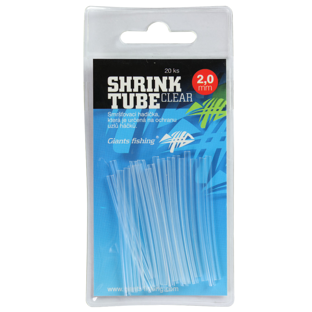 Giants fishing Smršťovací hadičky čiré Shrink Tube Clear|2,4mm,20ks