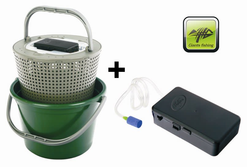 Bait bucket 13 l + aerator for free!