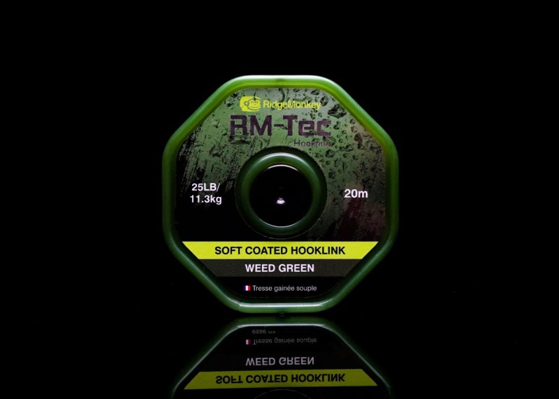RidgeMonkey RM-TEC Soft Coated potahovaná šňůra 25lb/20m