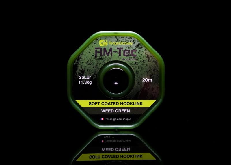 RidgeMonkey RM-TEC Soft Coated potahovaná šňůra 25lb/20m