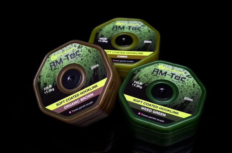 RidgeMonkey RM-TEC Soft Coated potahovaná šňůra 25lb/20m