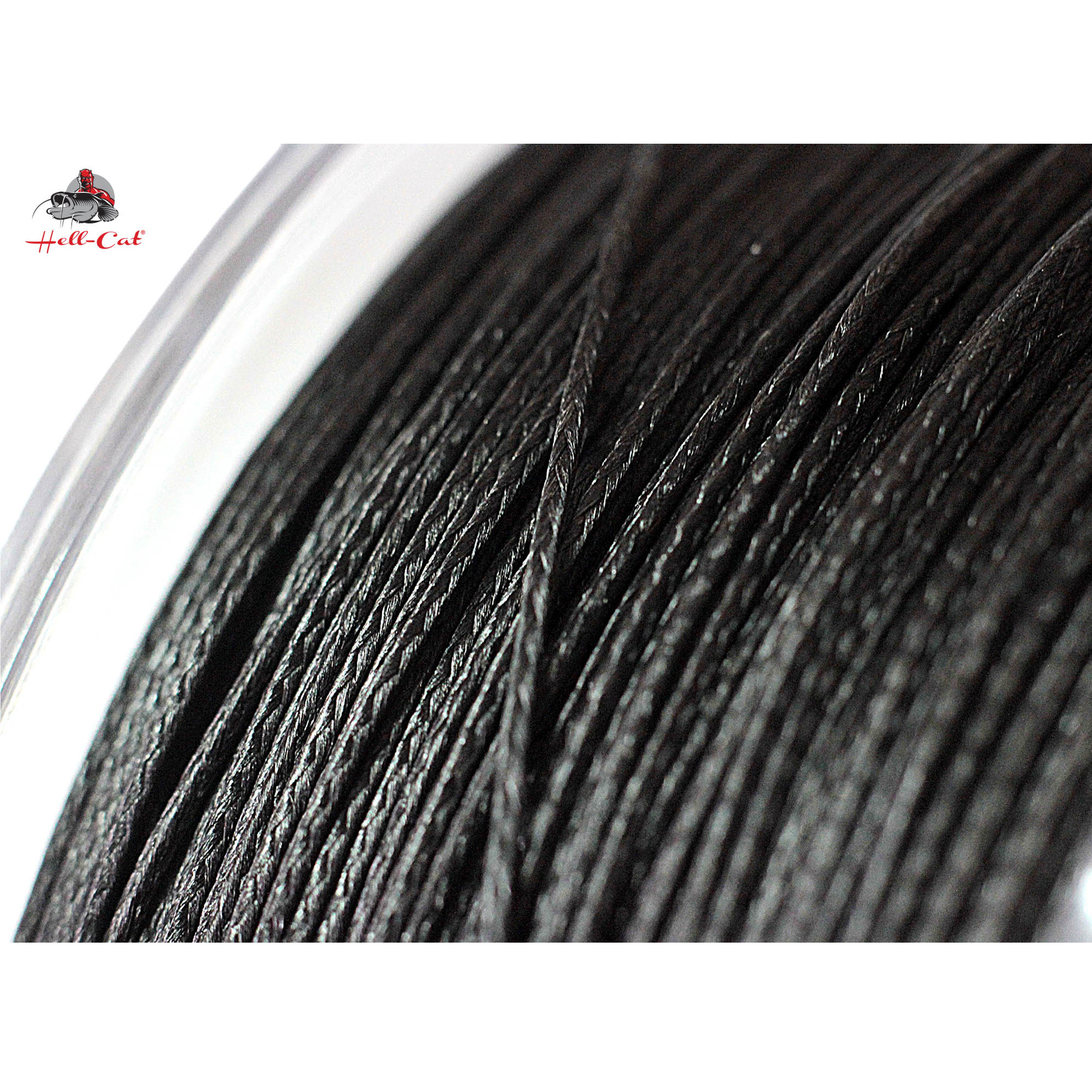 Hell-Cat Splétaná šňůra Round Braid Power Black 1000m