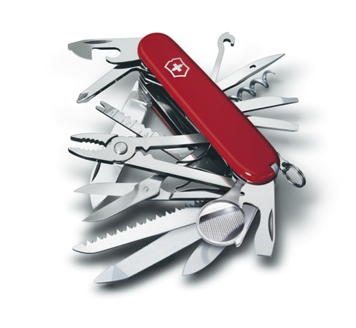 Victorinox SWISS CHAMP červený