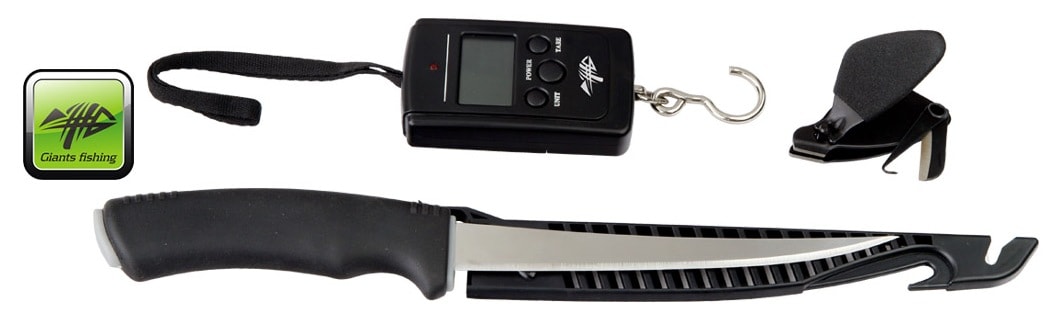 Set of fillet knife,scale and nipper Combo Specialist