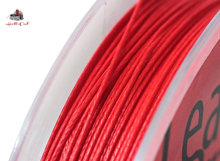 Hell-Cat Splétaná návazcová šňůra Leader Braid Line Red 20m