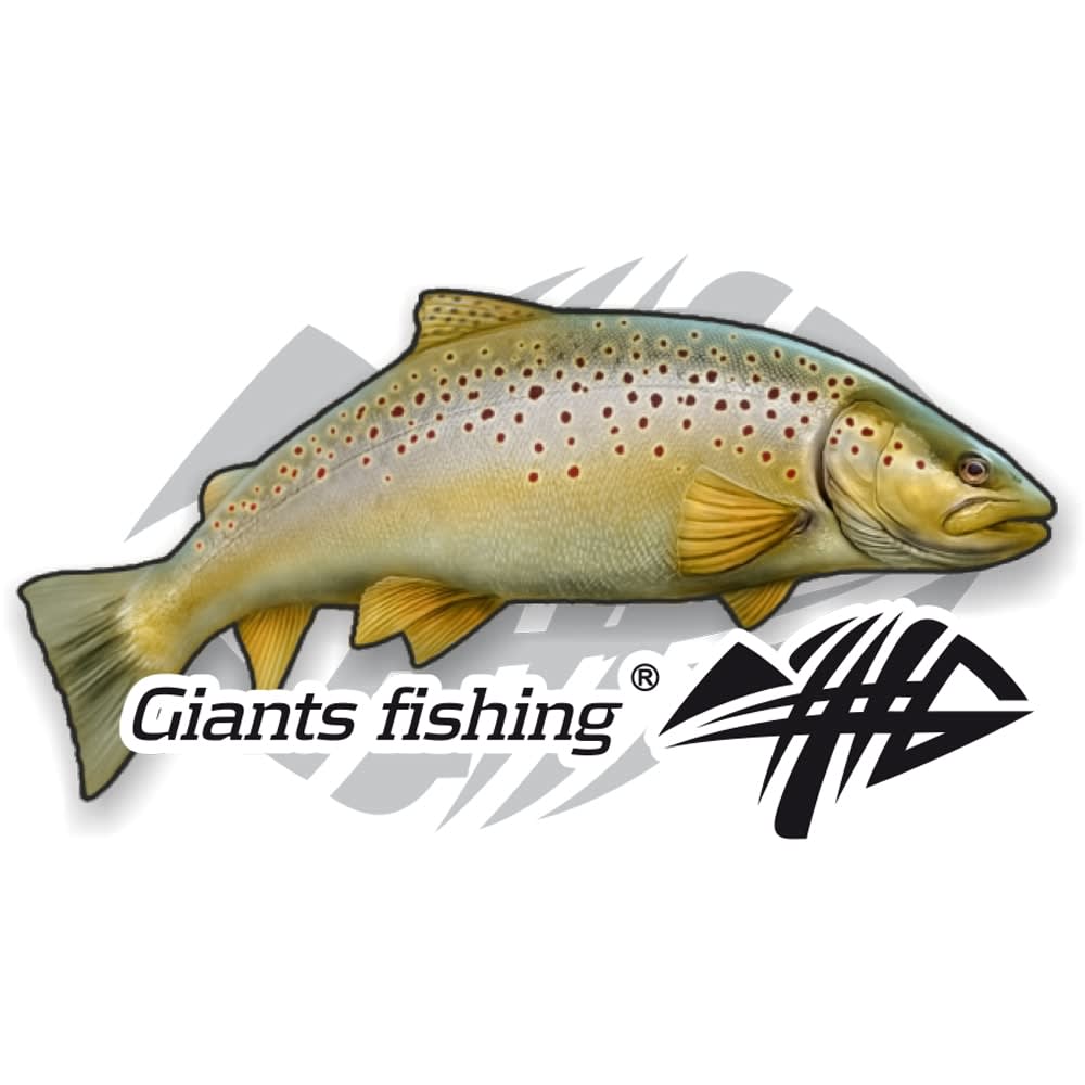  Sticker small - Giants Fishing Trout