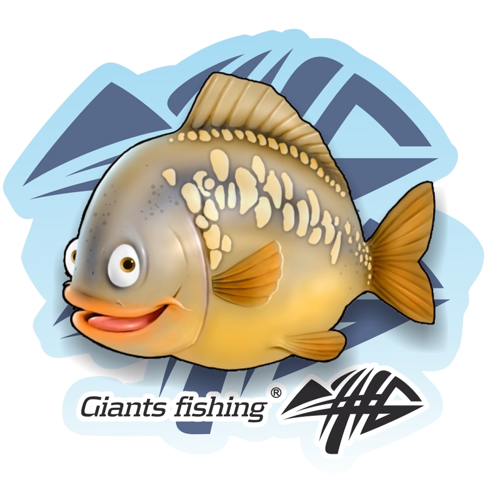 Giants fishing Nálepka velká - Kapr detský