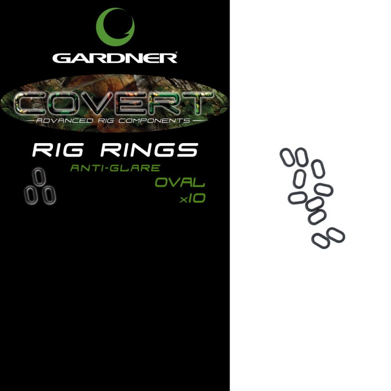 GARDNER Krúžky Covert Oval Rig Rings (10ks)