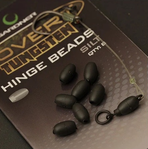 Gardner Zátěž na obratlík Covert Tungsten QC Hook Swivel Hinge Beads, 8ks, vel.8mm x 4,8mm