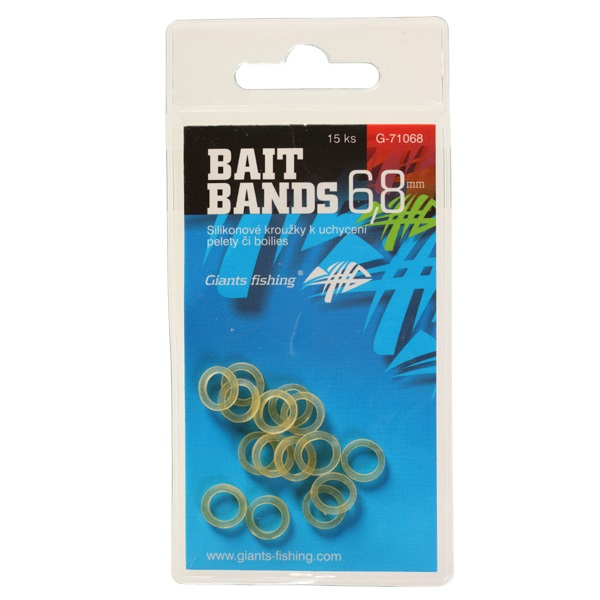 GIANTS FISHING Silikonové krúžky - Bait Bands 6,8mm/15pc