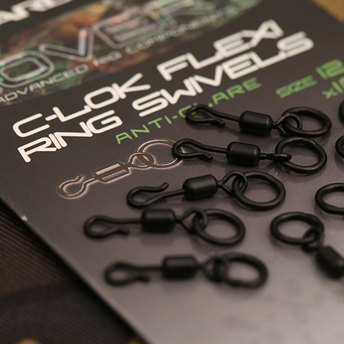 Obratlíky Gardner C-Lok Flexi-Ring Swivels, vel.12, 10ks