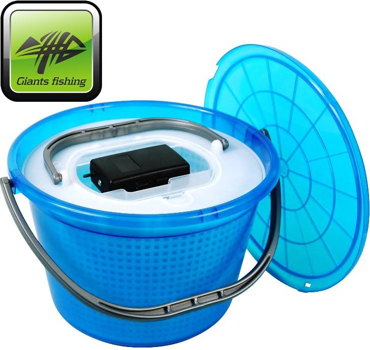 Bait bucket with lid 18 l + aerator for free!