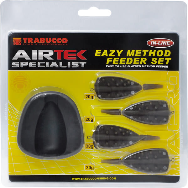 Trabucco Sada krmítek Trabucoo Eazy Method Feeder Set 20+30+M 5pcs