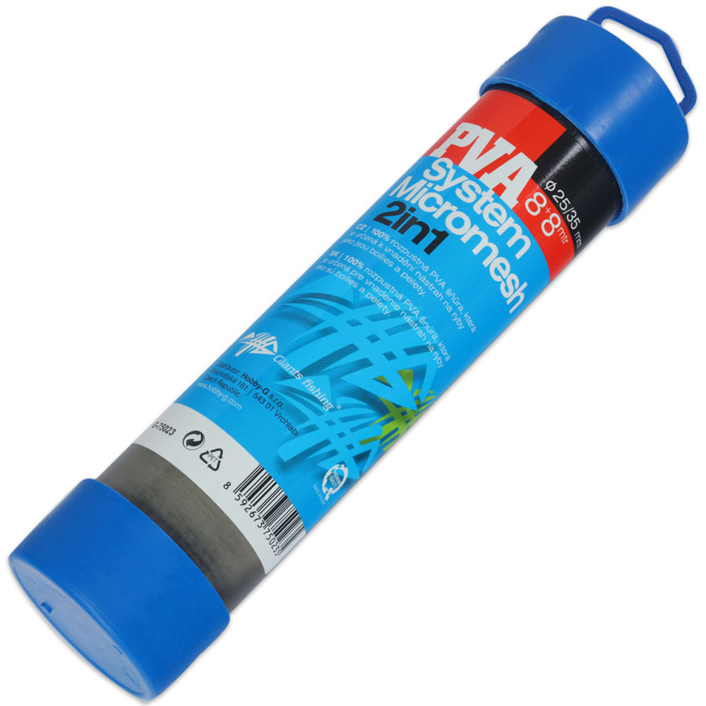 GIANTS FISHING PVA punčocha System Micromesh 35+25mm 8+8m Mega Pack