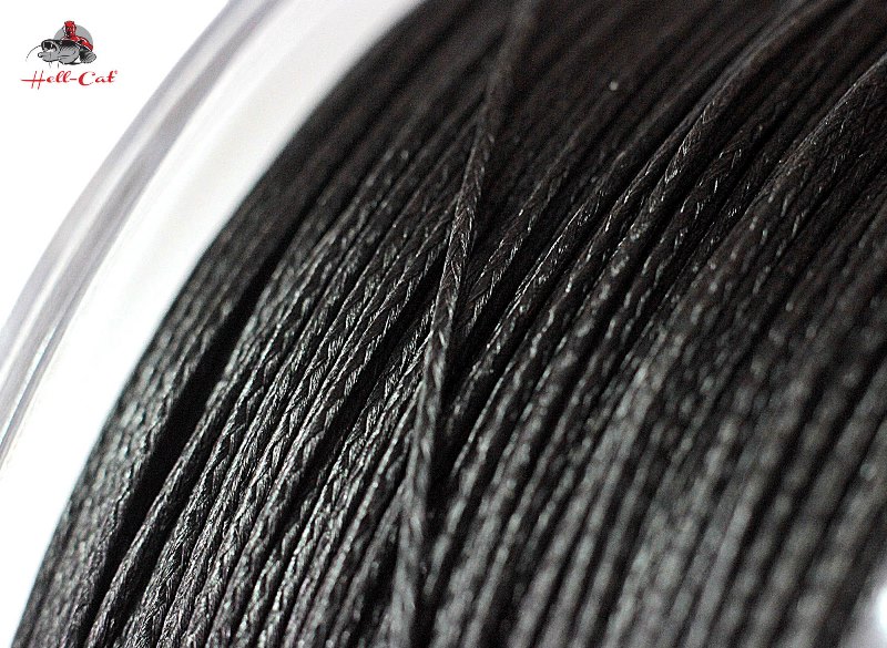 Hell-Cat Splétaná šňůra Round Braid Power Black 200m
