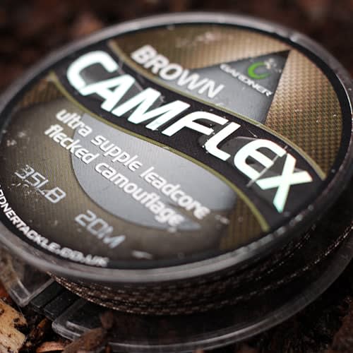 Gardner Olověná šňůrka Camflex Leadcore 20m