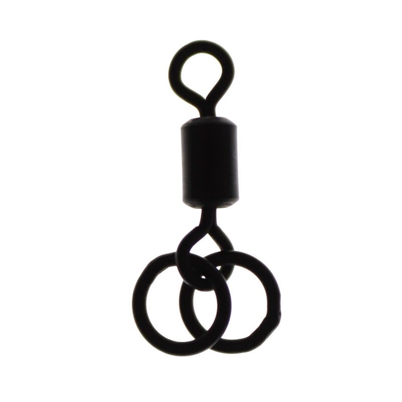 Gardner Obratlík s dvěma kroužky Dual Ring Swivels, vel.8, 10ks