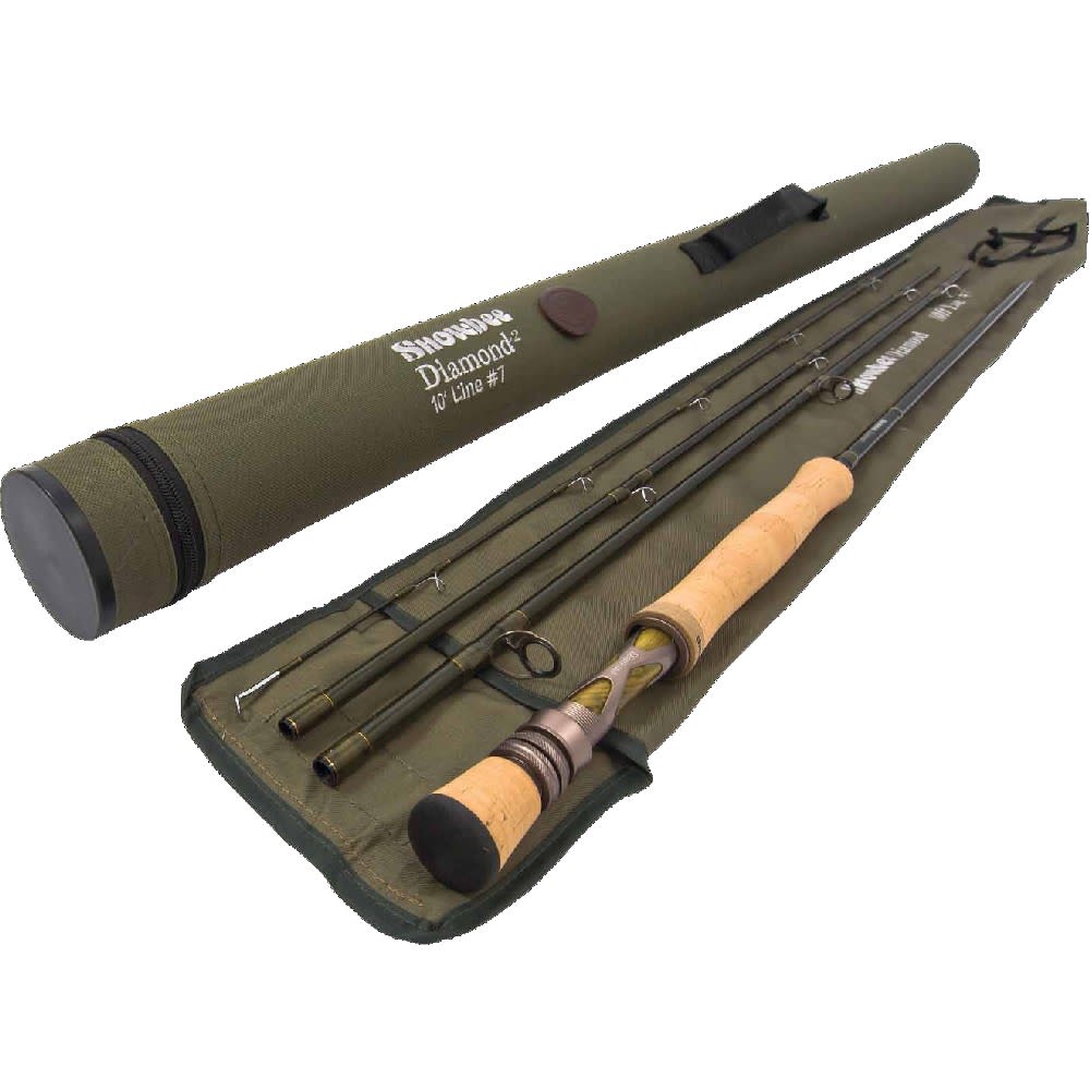 Snowbee Prut Diamond 2 Fly Rod 9ft, #4, 4-dílný