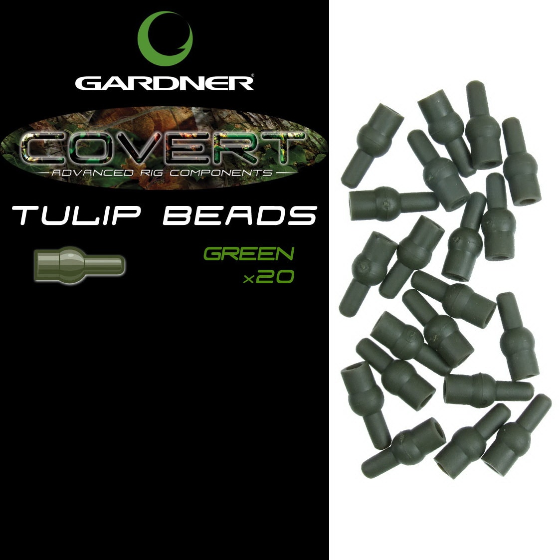 GARDNER Zarážky Covert Tulip Beads Brown (hnedé)