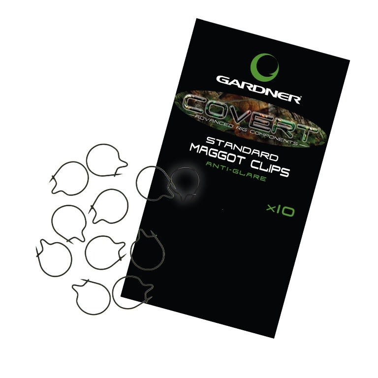 GARDNER Klip na červy - Covert Maggot Clips|Micro - 10mm (10ks)