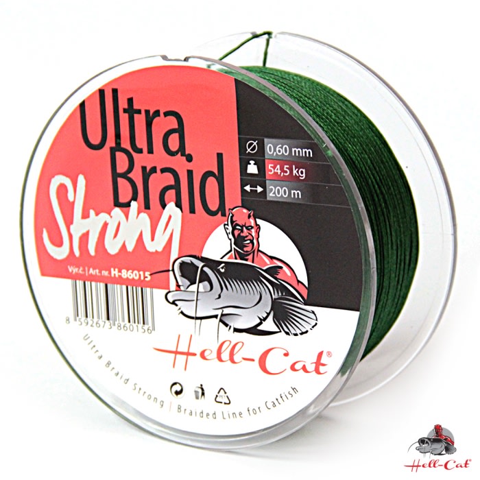 Hell-Cat Ultra Braid Strong 0,60mm, 54,50kg, 200m