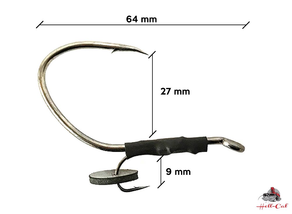 Hell-Cat Háček Hook Live Bait Catfish ve. 8/0,1ks